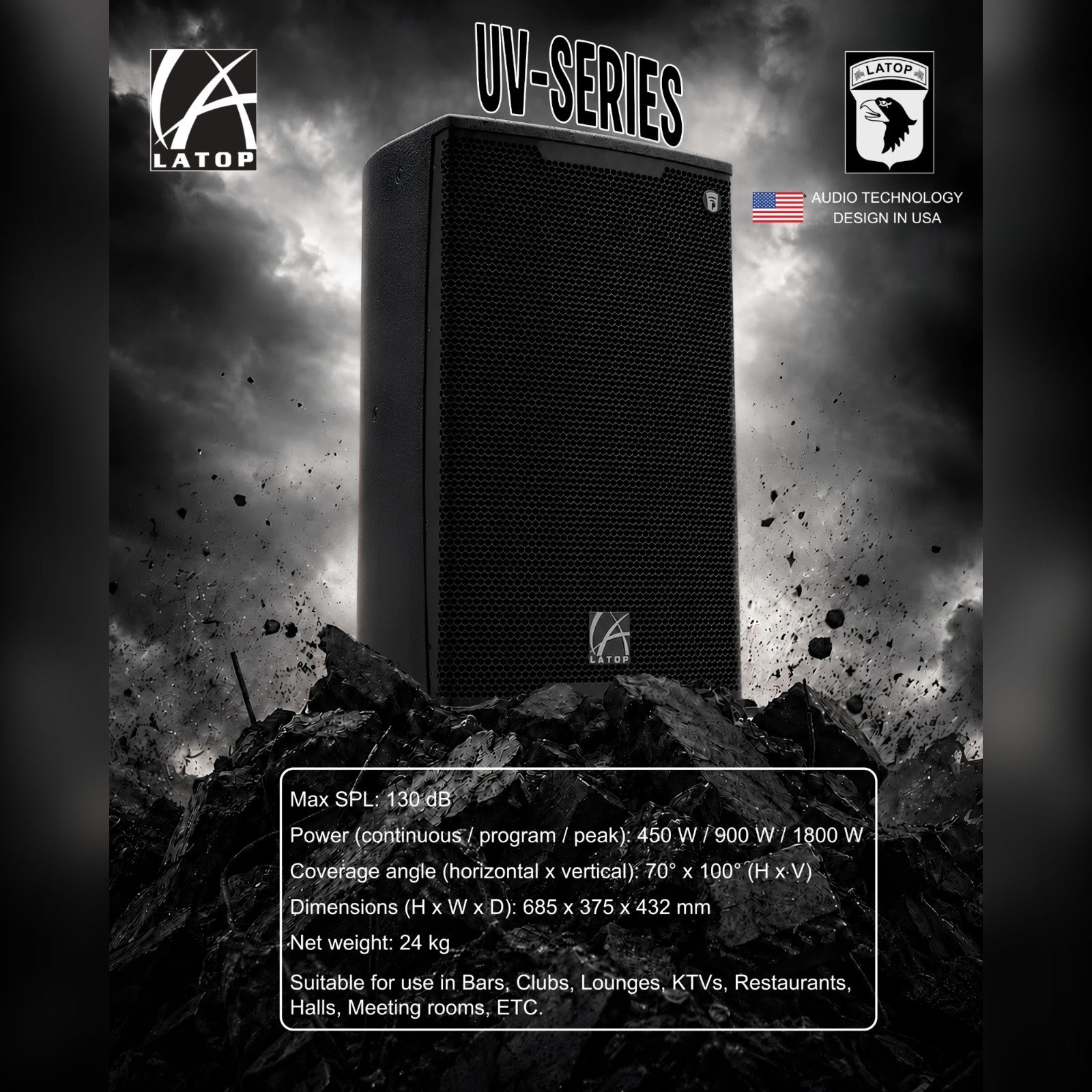 Loa full LATOP UV-12E